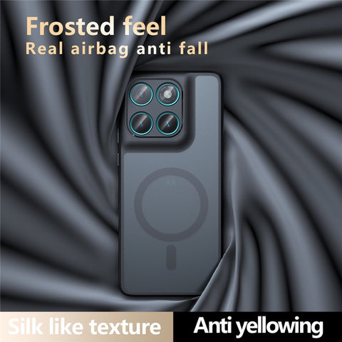 For Motorola Edge 60 5G / 60 Fusion 5G Magnetic Case TPU + PC Matte Skin Touch Phone Cover