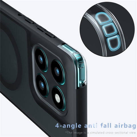 For Motorola Edge 60 5G / 60 Fusion 5G Magnetic Case TPU + PC Matte Skin Touch Phone Cover