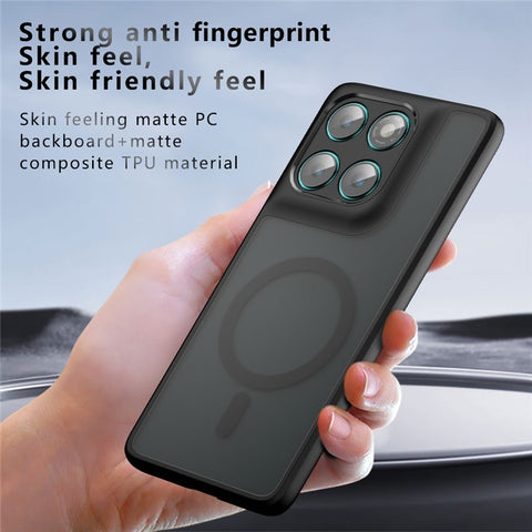 For Motorola Edge 60 5G / 60 Fusion 5G Magnetic Case TPU + PC Matte Skin Touch Phone Cover