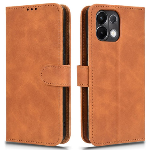 Leather Case For Oppo K13 5G  /  K13x  /  K12s (China) Skin Feel Anti Drop Wallet Flip Phone Cover