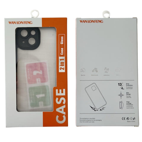 WANLONFENG For Samsung Galaxy S25 Edge TPU Case  Shockproof Clear Phone Cover with Tempered Glass Film
