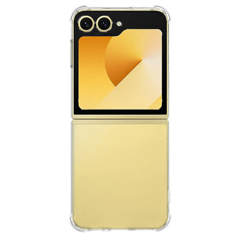 KALEBOL For Samsung Galaxy Z Flip7 5G Case 1.5mm TPU Transparent Anti-Drop Phone Cover