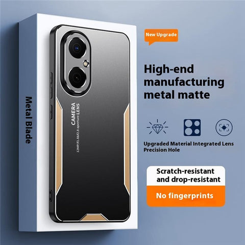 For Huawei Enjoy 80 Phone Case Aluminium Alloy TPU PC Back Cover