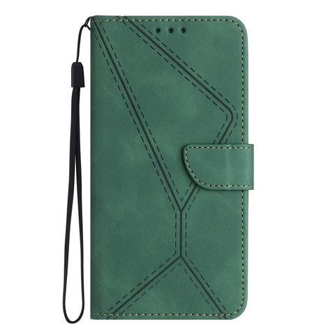 For Infinix Note 50 Pro+ 5G Case Skin Touch Lines Imprinted PU Leather Flip Phone Cover