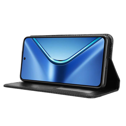 For Oppo K13 5G Leather Case Wallet Stand Retro Texture Phone Cover