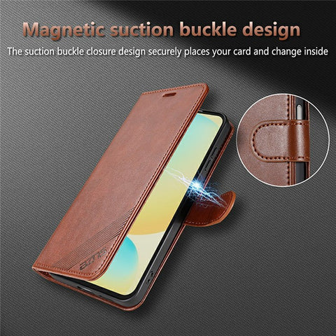 AZNS For Huawei Enjoy 80 Case Anti-Scratch PU Leather Stand Wallet Phone Cover