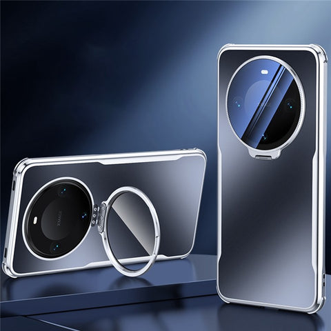 For Huawei Mate 60 Pro+  /  60 Pro Phone Case Shockproof TPU PC Back Cover with Lens Kickstand