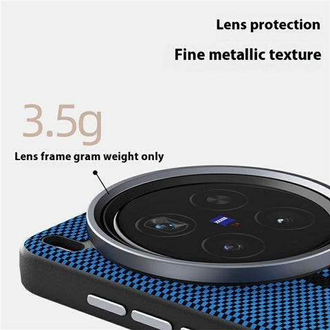 ABEEL For vivo X200 Ultra 5G Magnetic Case Micro-Embossing 6D Printed PC TPU Aluminum Alloy Leather Phone Cover