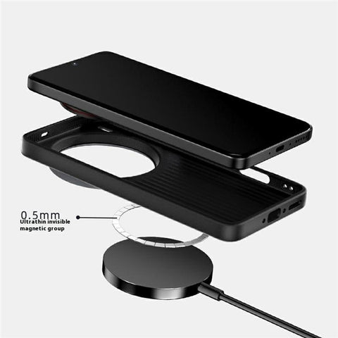 ABEEL For vivo X200 Ultra 5G Magnetic Case Micro-Embossing 6D Printed PC TPU Aluminum Alloy Leather Phone Cover