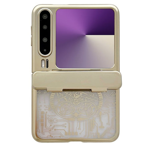 For Huawei Pura X Case Mechanical Legend Electroplating PC Phone Cover