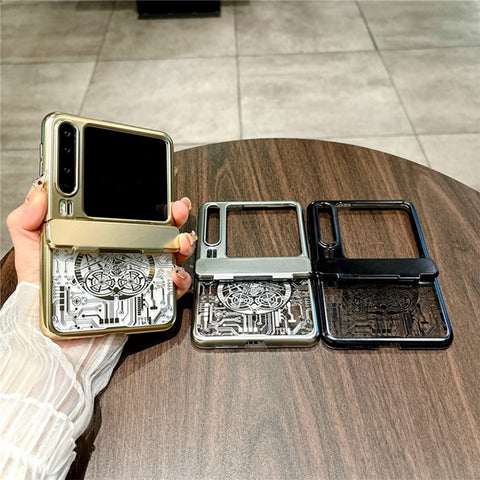 For Huawei Pura X Case Mechanical Legend Electroplating PC Phone Cover