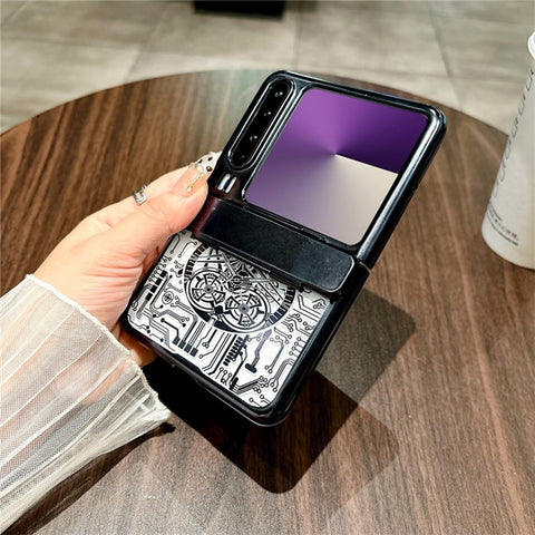 For Huawei Pura X Case Mechanical Legend Electroplating PC Phone Cover