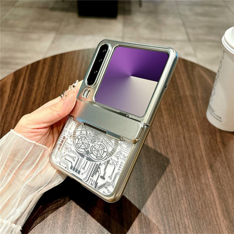 For Huawei Pura X Case Mechanical Legend Electroplating PC Phone Cover