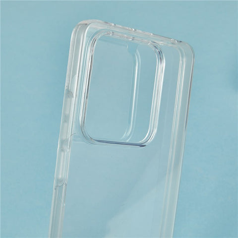 Clear Case for Xiaomi Redmi Note 14S 4G / Note 13 Pro 4G TPU Frame Acrylic Back Phone Cover with PET Film