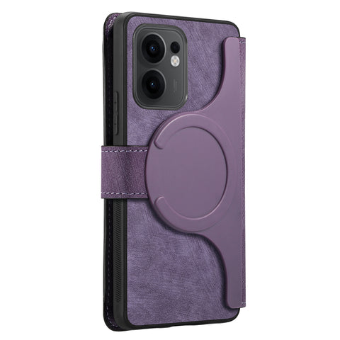 CASENEO For Oppo Reno13 F 5G (Reno 13 FS 5G) / 4G Magnetic Case  Detachable Leather Phone Wallet Cover