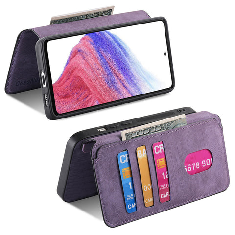 CASENEO For Motorola Edge 50 Fusion 5G Magnetic Case  Detachable Leather Phone Wallet Cover