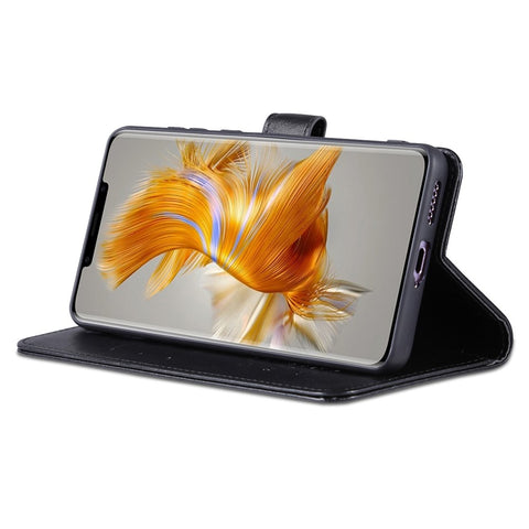 AZNS Flip Wallet Case for Huawei Mate 50 Pro 4G, Full Protection PU Leather Magnetic Closure Anti-scratch Phone Cover with Viewing Stand