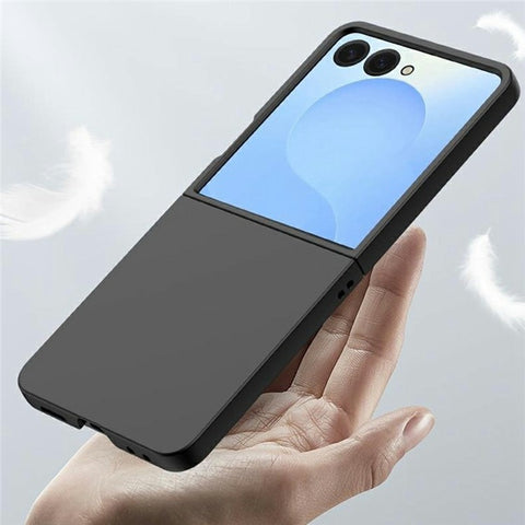 For Samsung Galaxy Z Flip7 5G Case Skin-Touch Texture Hard PC Folding Phone Cover