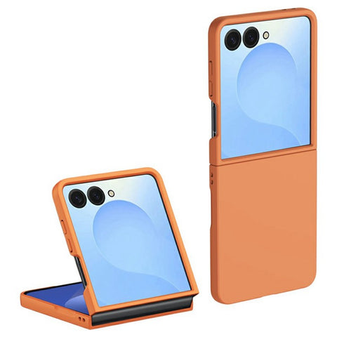 For Samsung Galaxy Z Flip7 5G Case Skin-Touch Texture Hard PC Folding Phone Cover