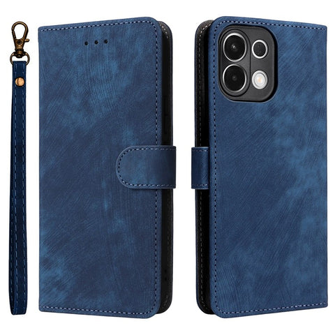 For Oppo K13 5G / 13x / K12s Case Wallet RFID Blocking PU Leather Phone Cover Stand with Strap