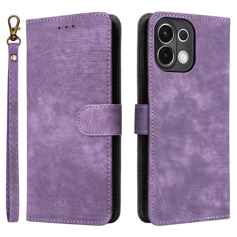 For Oppo K13 5G / 13x / K12s Case Wallet RFID Blocking PU Leather Phone Cover Stand with Strap