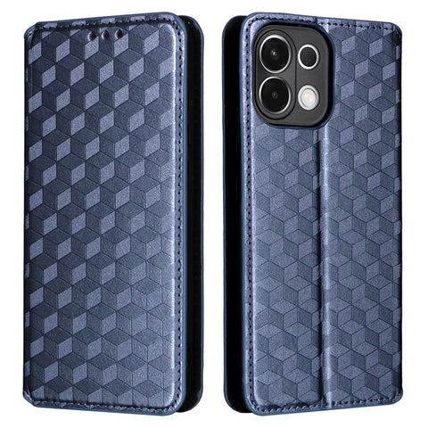 For Oppo K13 5G / K13x / K12s Case Wallet Rhombus Imprinted Leather Phone Cover