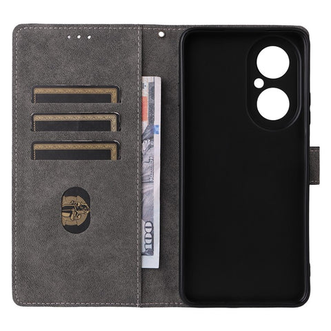 For Huawei Enjoy 80 Case Wallet RFID Blocking PU Leather Phone Cover Stand with Strap
