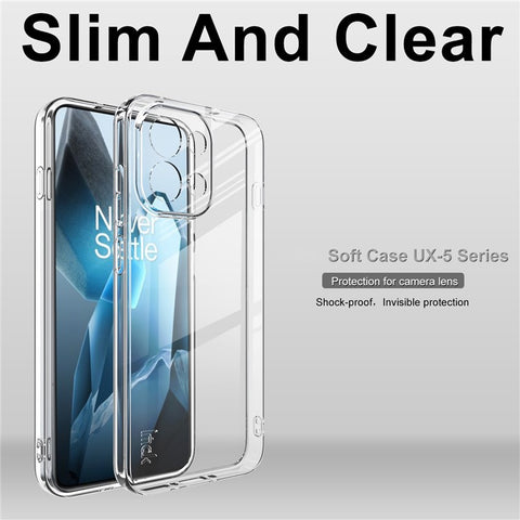 IMAK UX-5 Series For OnePlus 13s 5G / 13T 5G Case Shockproof TPU Clear Slim Back Shell