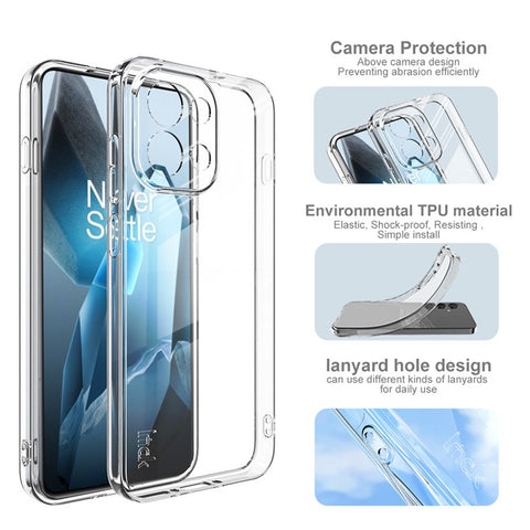 IMAK UX-5 Series For OnePlus 13s 5G / 13T 5G Case Shockproof TPU Clear Slim Back Shell