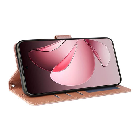 For Oppo Reno13 F 5G (Reno 13 FS 5G) / 4G Case Wallet Stand View PU Leather Phone Cover with Wrist Strap