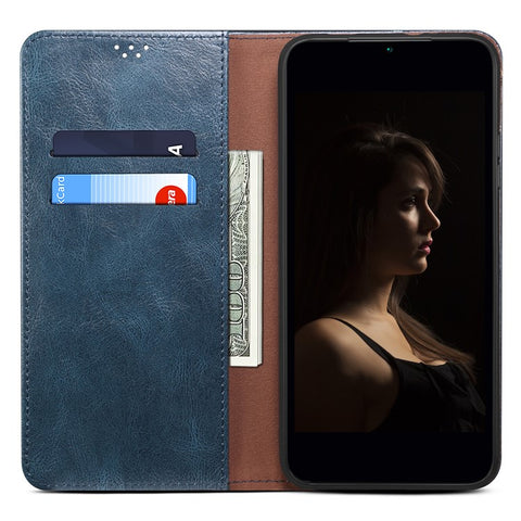 For Oppo K13 5G / K12s Case Crazy Horse Texture Waxy Leather Wallet Stand Phone Cover