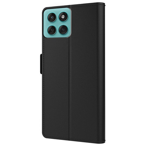 For Motorola Edge 60 5G / Edge 60 Fusion 5G Case Stand PU Leather Phone Cover Card Holder Mirror