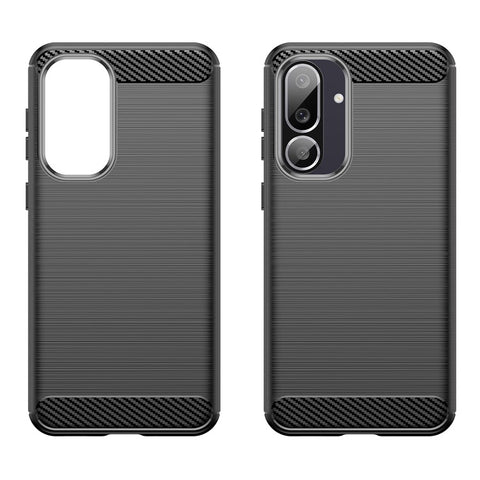 For Samsung Galaxy M56 5G / F56 5G Case Protective Phone Cover Carbon Fiber Texture Brushed
