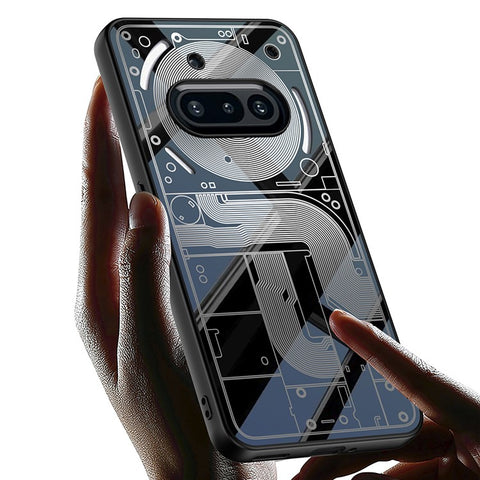 GKK For Nothing Phone (3a) Case Creative Pattern PC + TPU Skin Touch AG Phone Back Cover