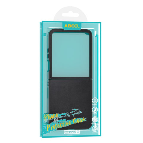 ABEEL For Motorola Razr 70 Ultra / 60 Ultra 5G / Razr Ultra 2026 5G / 2025 5G Case Electroplating Crocodile Texture Genuine Cow Leather+PC Phone Cover