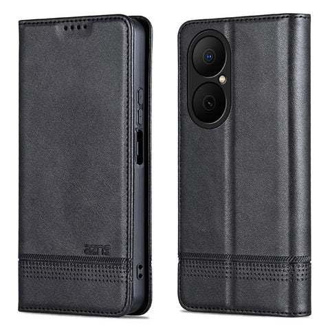 AZNS For Huawei Enjoy 80 Case Cowhide Texture PU Leather Wallet Phone Cover