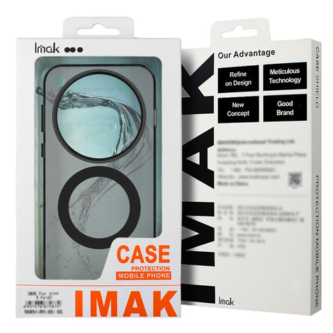 IMAK For Oppo Find X8 Ultra 5G Magnetic Case Candy Color Anti Drop TPU + PET Back Cover