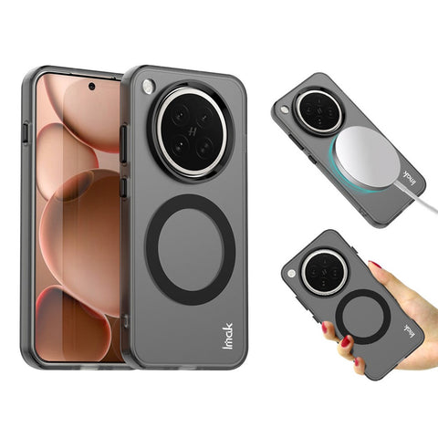 IMAK For Oppo Find X8s 5G Magnetic Case Candy Color Anti Drop TPU + PET Back Cover