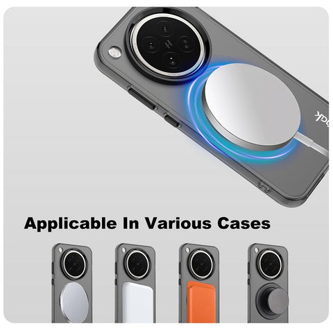 IMAK For Oppo Find X8s 5G Magnetic Case Candy Color Anti Drop TPU + PET Back Cover