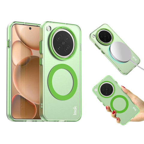 IMAK For Oppo Find X8s 5G Magnetic Case Candy Color Anti Drop TPU + PET Back Cover