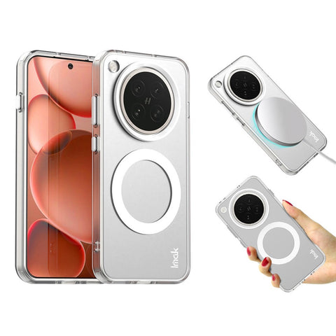 IMAK For Oppo Find X8s 5G Magnetic Case Candy Color Anti Drop TPU + PET Back Cover