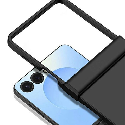 For Samsung Galaxy Z Flip7 5G Case Hinge Protection Skin-Touch PC Phone Cover