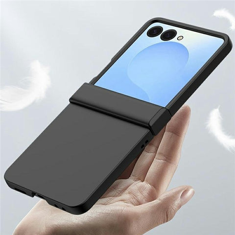 For Samsung Galaxy Z Flip7 5G Case Hinge Protection Skin-Touch PC Phone Cover