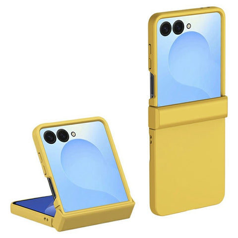 For Samsung Galaxy Z Flip7 5G Case Hinge Protection Skin-Touch PC Phone Cover