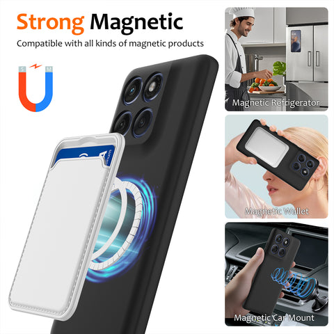 For Motorola Edge 60s 5G / Motorola Edge 60 Fusion 5G / Motorola Edge 60 5G Magnetic Case Anti-Drop Liquid Silicone Phone Cover