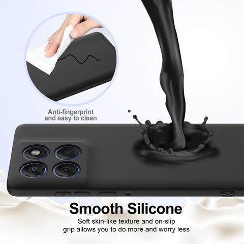For Motorola Edge 60s 5G / Motorola Edge 60 Fusion 5G / Motorola Edge 60 5G Magnetic Case Anti-Drop Liquid Silicone Phone Cover