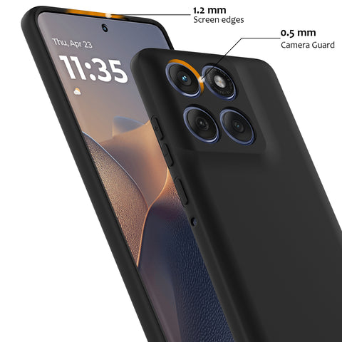 For Motorola Edge 60s 5G / Motorola Edge 60 Fusion 5G / Motorola Edge 60 5G Magnetic Case Anti-Drop Liquid Silicone Phone Cover