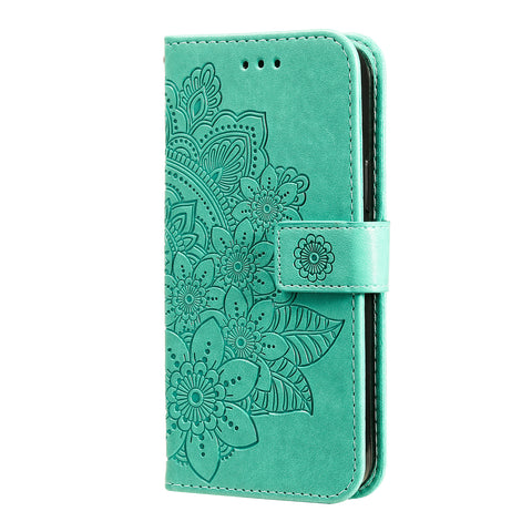 For iPhone Air Case Floral Pattern PU Leather Wallet Stand Phone Cover
