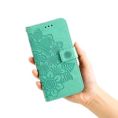 For iPhone Air Case Floral Pattern PU Leather Wallet Stand Phone Cover