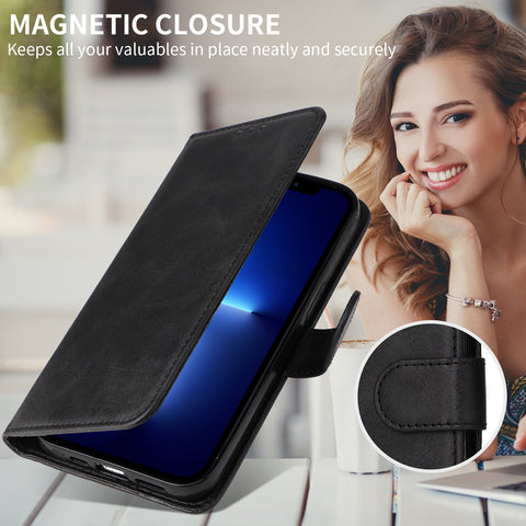 For iPhone Air Case Wallet PU Leather Folio Flip Phone Cover